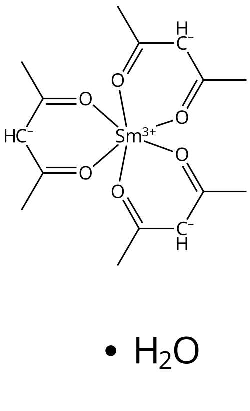 Samarium(III) acetylacetonate hydrate Chemical Structure
